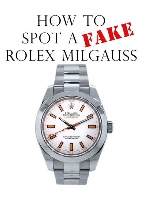 rolex milgauss titan black fake|how to detect a fake rolex.